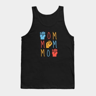 Sign Language MOM- ASL Hand Lettering Tank Top